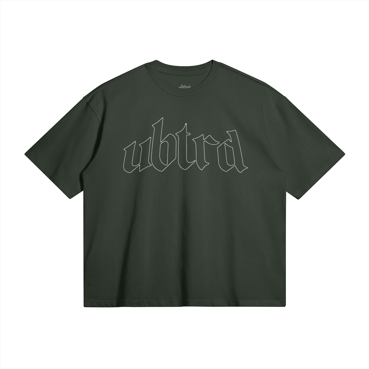 UNBOTHERED SIMPLE BOXY TEE JUNGLE GREEN